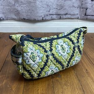 Vera Bradley Cambridge print small shoulder purse baguette purse